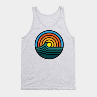 Sun and Waves Tank Top